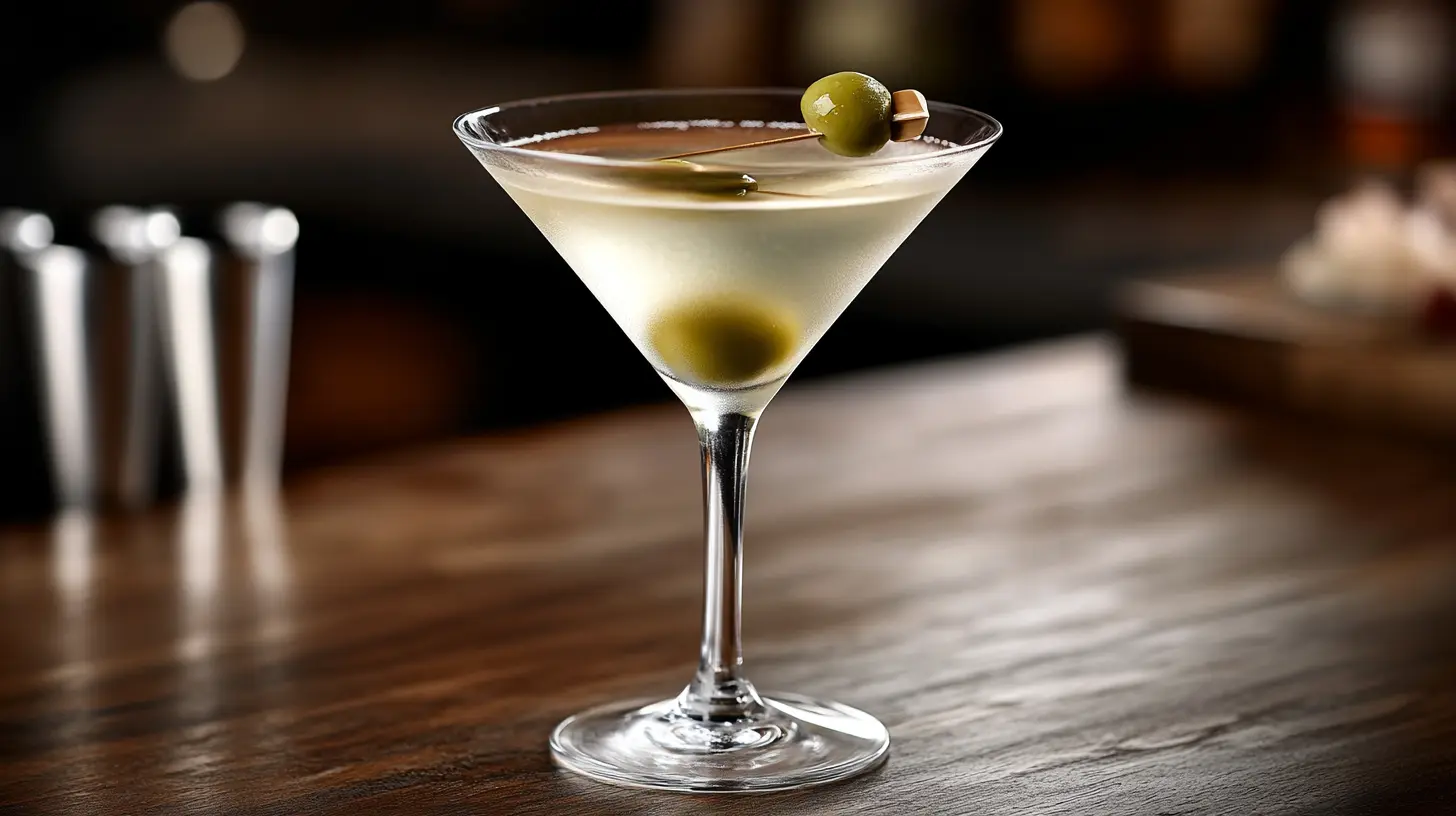 Dirty martini 